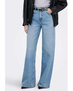 Jdy Wide-fit Jeans - Blue