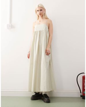 Collusion Maxi Sun Dress - Natural