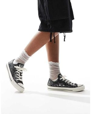 Converse Chuck Taylor All Star Glitter Trainer - Black