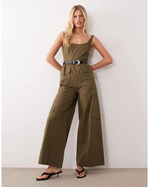 ASOS Utility Jumpsuit - Natural