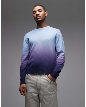 Gramicci Sun Fade Knitted Jumper - Blue