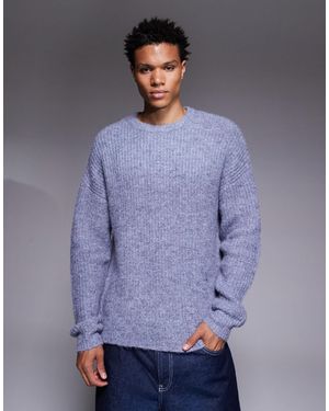 ASOS – relaxed-fit-strickpullover - Blau