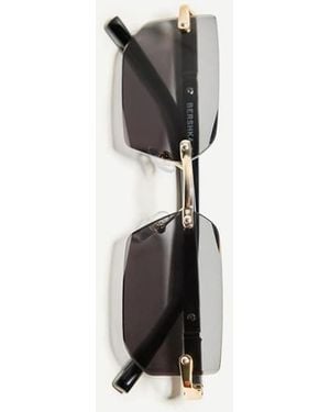 Bershka Rectangular Sunglasses - White