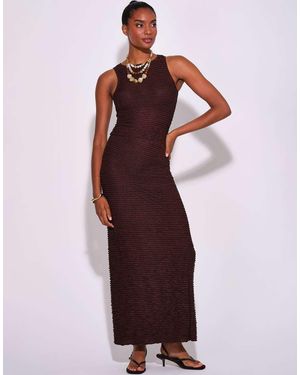 South Beach Textured Frill Maxi Skirt