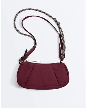 Oysho Padded Crossbody Bag - Purple