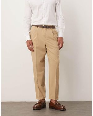 Mango Pantalones De Sastre De Corte Slim De (Parte De Un Conjunto)-Neutro