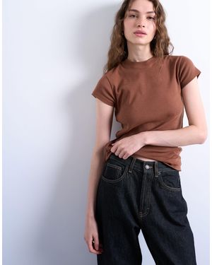 TOPSHOP Everyday Tee - Brown