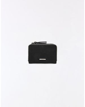 Bershka Faux Suede Purse - Black