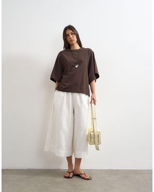 TOPSHOP A Line Culotte - White