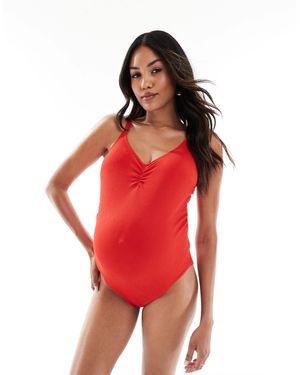 Mama.licious Maternity – umstands-badeanzug - Rot
