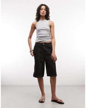 Carhartt Nixon Double Knee Relaxed Fit Shorts - Natural