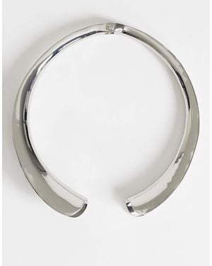 TOPSHOP Mason Statement Choker Necklace - Metallic