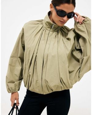 NA-KD Jacke mit fledermausärmeln - Natur