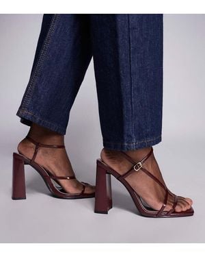 SIMMI Simmi London Malinda Wide Fit Block Heeled Strappy Sandals - Blue