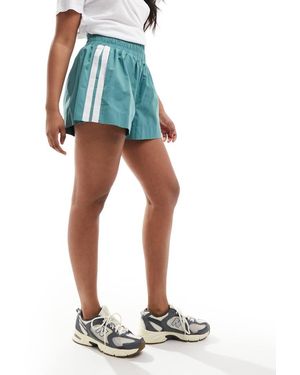 ASOS Pantaloncini Stile Boxer Verdi Con Fettuccia A Contrasto - Blu