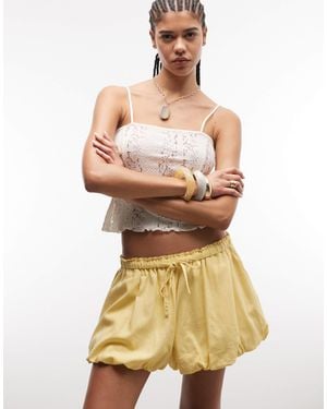 ASOS Pull On Bloomer Shorts - Metallic