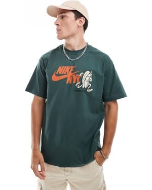 Nike – ny – t-shirt - Blau