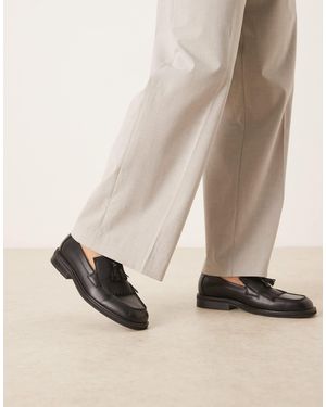 ASOS Square Toe Loafers - Natural