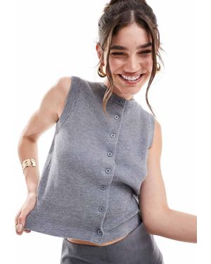 4th & Reckless Knit Vest - Grey