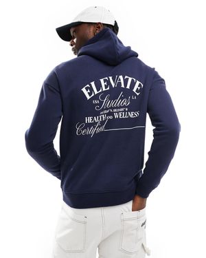 Another Influence Elevate Oversized Hoodie - Blue