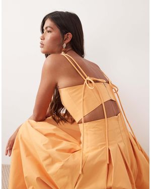 ARRANGE Co-ord Cami Crop Top - Orange