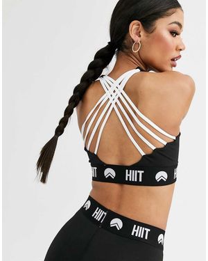 HIIT Branded Bra - Black