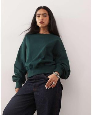 Weekday Standard Fit Sweatshirt - Blue