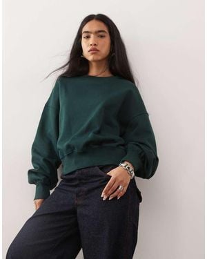 Weekday Sudadera De Corte Estándar De - Azul