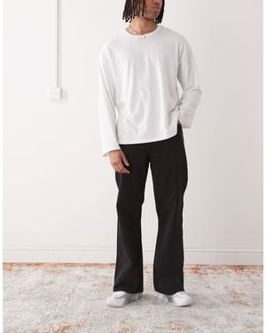 Cheap Monday X landon barker – boo – bootleg jeans - Weiß