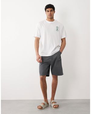 Jack & Jones Denim Carpenter Shorts - White
