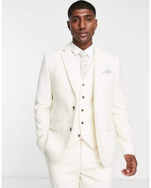 Harry Brown Tweed Suit Jacket - Natural