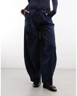 Collusion Xl Pleated Balloon Jeans - Blue