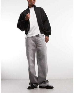 AllSaints Lenny Straight Leg Denim Jean - Grey