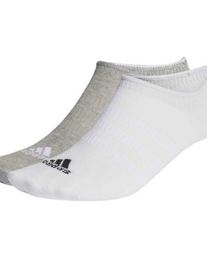 adidas Originals Confezione Da 3 Paia Di Fantasmini Leggeri Mélange E Bianchi - Bianco