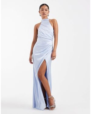 TFNC London – bridesmaid – maxikleid aus satin - Weiß