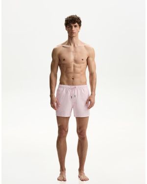 Bershka Zwemshort Met Print - Roze