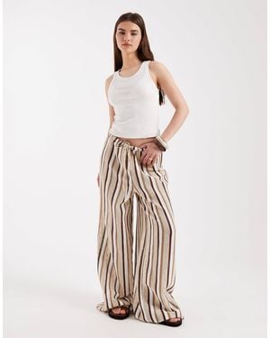Aray Crochet Beach Trouser - Natural