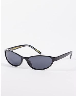 A.Kjærbede Alexa Slim Oval Cat-eye Sunglasses - Blue