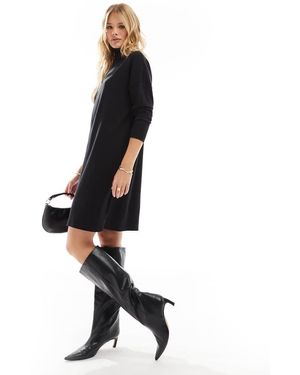 French Connection Vestito Corto Comodo - Nero