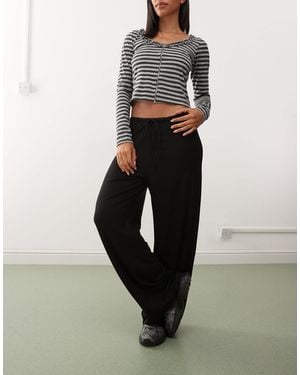 Weekday Slouchy Pants - Black