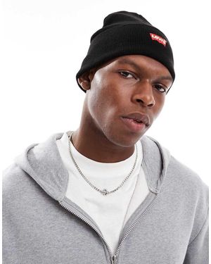 Levi's Gorro Con Logo De Murciélago Rojo Bordado De - Blanco