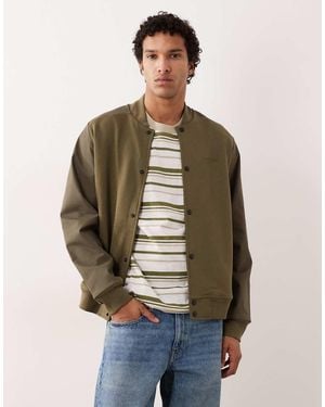 Paul Smith Regular Fit Bomber Jacket - Natural