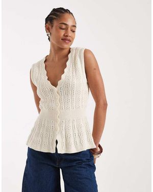 New Look Gilet - Bianco