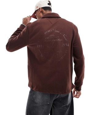 River Island Quarter Zip Collared Sweatshirt