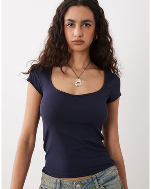 Cotton On – hold me – kurzärmliges oberteil - Blau