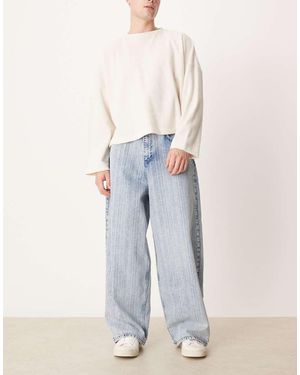 ASOS Oversized Baggy Jeans - White