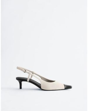 & Other Stories Slingback Court Shoes - White