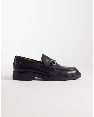 Jack & Jones – leder-loafer - Blau
