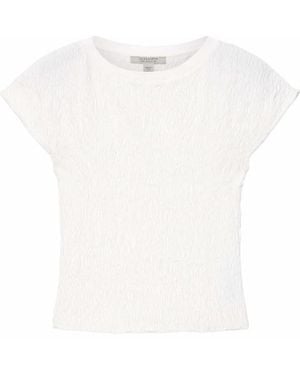 AllSaints Luna Crinkle T-Shirt - Wit
