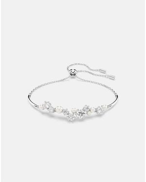 Swarovski Constella Bangle With Rhodium Plate - White